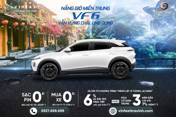 Cập nhật giá lăn bánh VF6 – Lựa chọn SUV hạng B hoàn hảo cho gia đình trẻ và ưu đãi mới nhất 2026