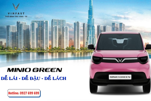 Giá lăn bánh Minio Green Siêu Ưu Đãi Tại VinFast Trà Vinh