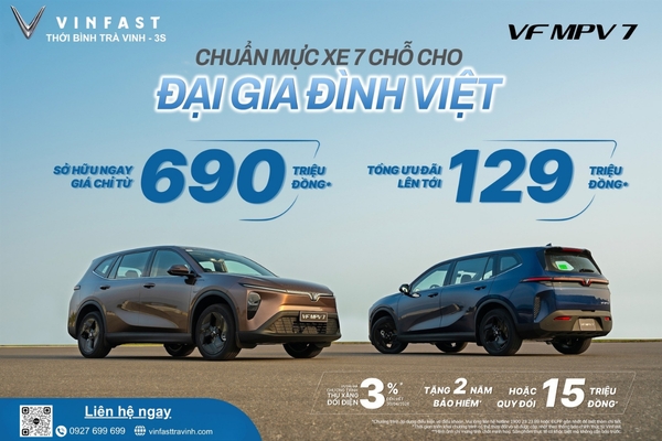 Giá Lăn Bánh MPV7 2026: Tiết Kiệm Hàng Trăm Triệu Tiền Sạc Pin & Thuế So Với Đối Thủ