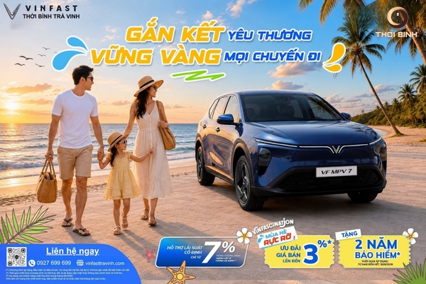 Giá Lăn Bánh MPV7 Tại Trà Vinh 2026: Lựa Chọn Xe Điện 7 Chỗ Lý Tưởng Cho Gia Đình