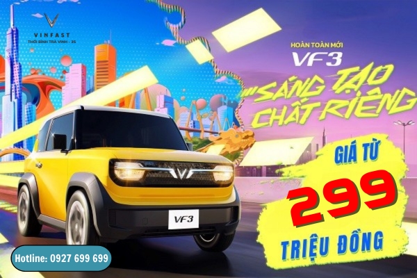 Giá Lăn Bánh VF3 Dòng Xe Tiện Lợi Trên Mọi Nẻo Đường