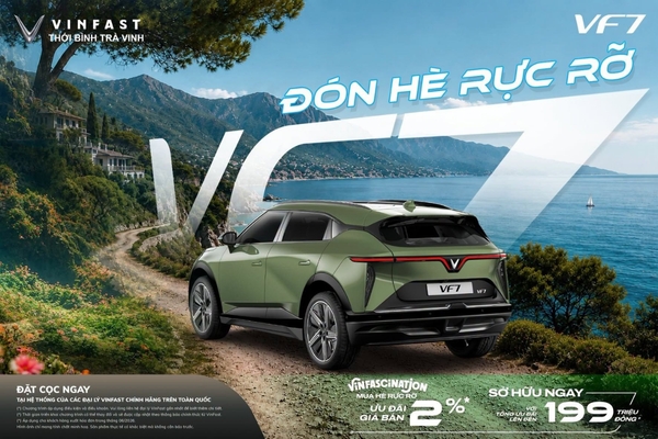 VinFast VF7 C-SUV thể thao, cá tính, đam mê cái đẹp độc bản và công nghệ ADAS tiên tiến
