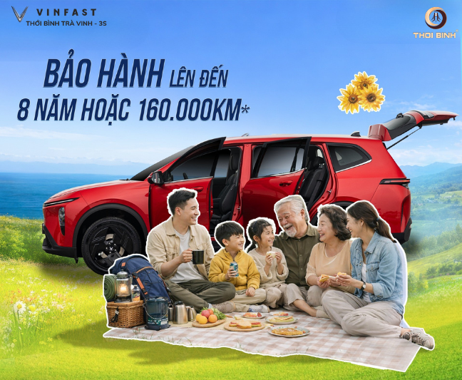Bí Quyết Sở Hữu MPV 7 Chỉ Từ 780 Triệu Lăn Bánh Tại VinFast Trà Vinh: Kết Hợp Ưu Đãi Tháng 3 + Miễn Phí Sạc 3 Năm Và Bảo Hành Pin 8 Năm