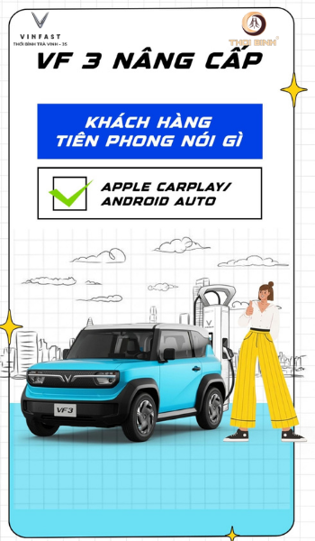Cầm 350 triệu, chọn VinFast VF3 hay xe hạng A cũ? Phân tích giá lăn bánh VF3 chi tiết tại Trà Vinh