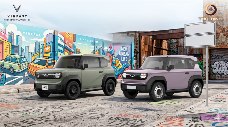 Cầm 350 triệu, chọn VinFast VF3 hay xe hạng A cũ? Phân tích giá lăn bánh VF3 chi tiết tại Trà Vinh
