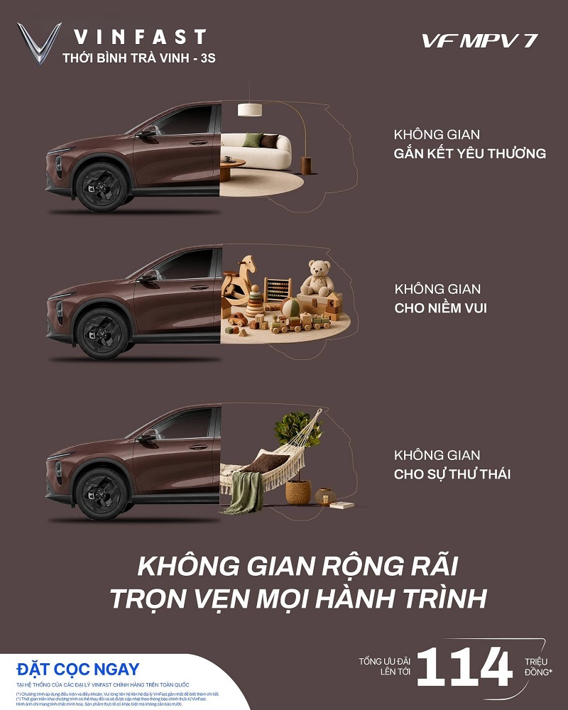 Giá Lăn Bánh MPV7: Xe Điện Gia Đình An Toàn Trên Mỗi Chuyến Đi